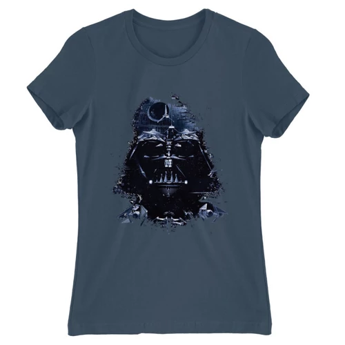 Denim Star Wars női rövid ujjú póló - Darth Vader és a Halálcsillag