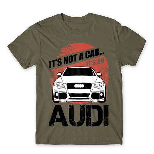 Cink Audi férfi rövid ujjú póló - It’s not a car Audi A4