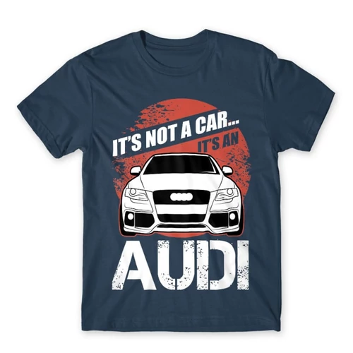 Denim Audi férfi rövid ujjú póló - It’s not a car Audi A4