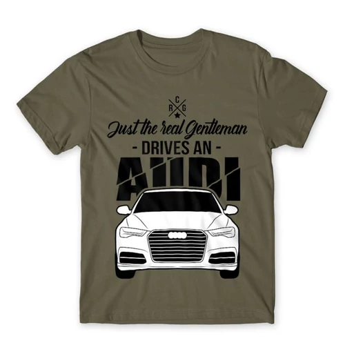 Cink Audi férfi rövid ujjú póló - Just the real Gentleman Audi A6