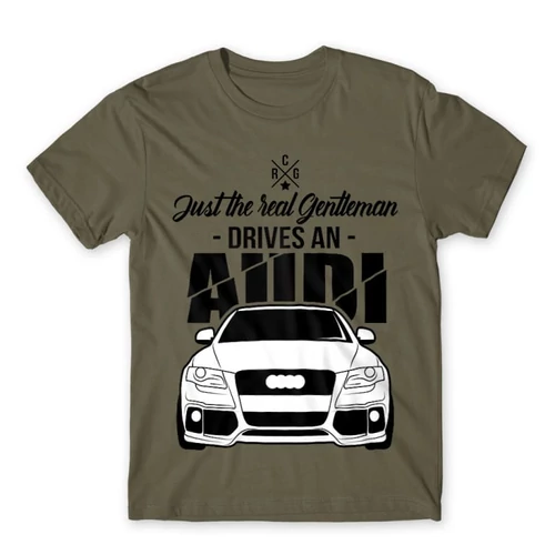 Cink Audi férfi rövid ujjú póló - Just the real Gentleman Audi A4