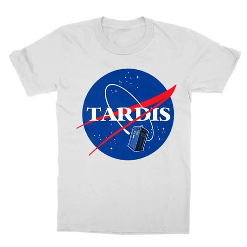 Fehér NASA gyerek rövid ujjú póló - Tardis