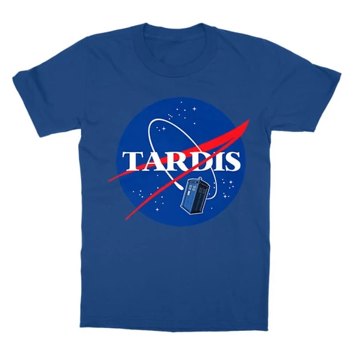 Királykék NASA gyerek rövid ujjú póló - Tardis