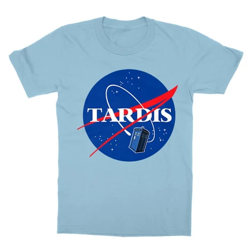 Világoskék NASA gyerek rövid ujjú póló - Tardis