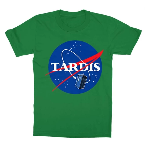 Zöld NASA gyerek rövid ujjú póló - Tardis