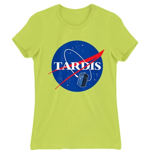 Almazöld NASA női rövid ujjú póló - Tardis
