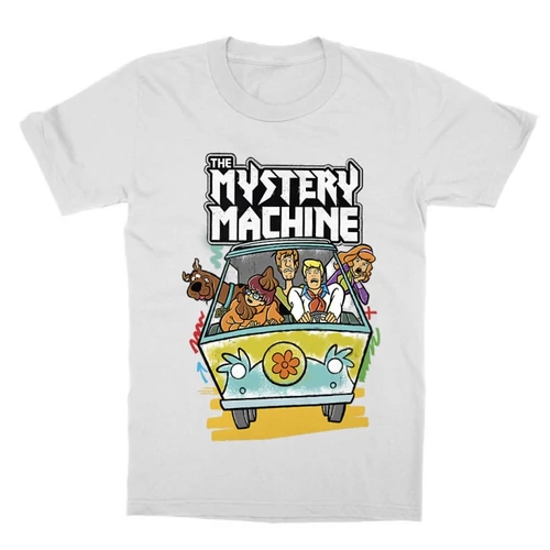 Fehér Scooby-Doo gyerek rövid ujjú póló - The Mystery Machine