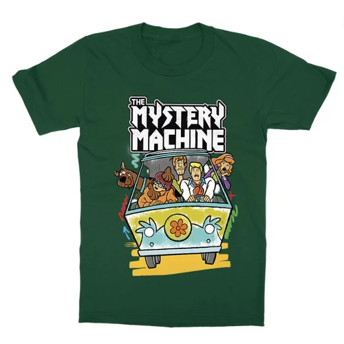 Sötétzöld Scooby-Doo gyerek rövid ujjú póló - The Mystery Machine