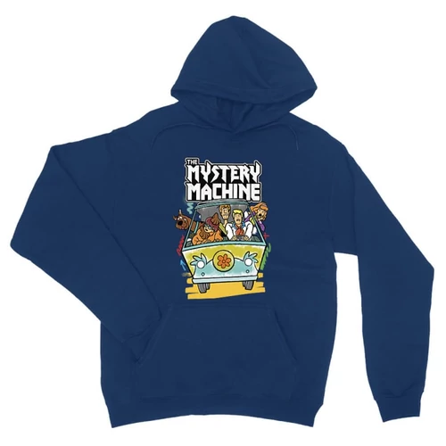 Királykék Scooby-Doo unisex kapucnis pulóver - The Mystery Machine