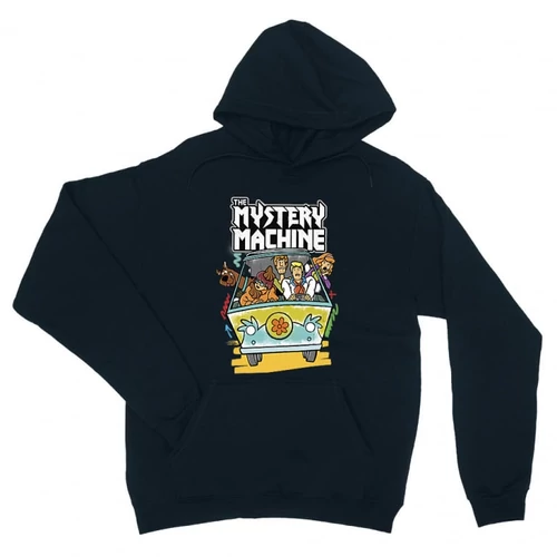 Sötétkék Scooby-Doo unisex kapucnis pulóver - The Mystery Machine