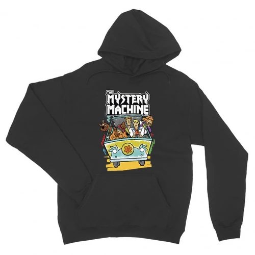 Sötétszükre Scooby-Doo unisex kapucnis pulóver - The Mystery Machine