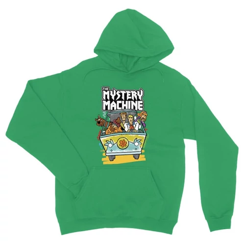 Zöld Scooby-Doo unisex kapucnis pulóver - The Mystery Machine