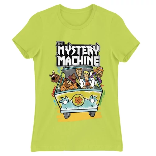 Almazöld Scooby-Doo női rövid ujjú póló - The Mystery Machine