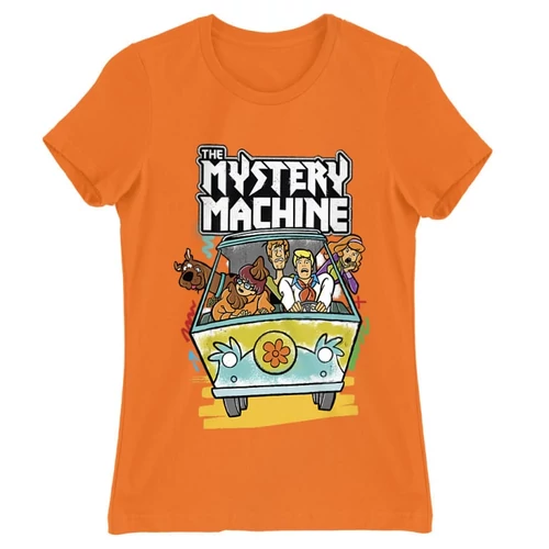 Narancs Scooby-Doo női rövid ujjú póló - The Mystery Machine