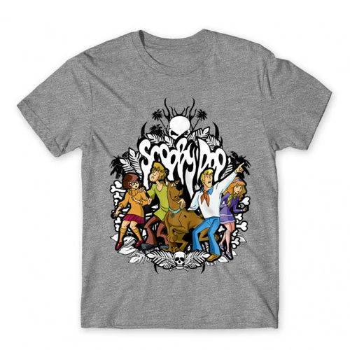 Sportszürke Scooby-Doo férfi rövid ujjú póló - Forest