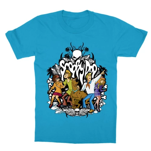 Atollkék Scooby-Doo gyerek rövid ujjú póló - Forest