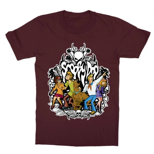 Bordó Scooby-Doo gyerek rövid ujjú póló - Forest