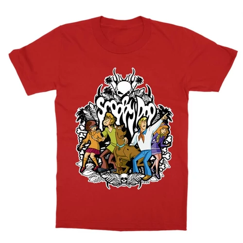 Piros Scooby-Doo gyerek rövid ujjú póló - Forest
