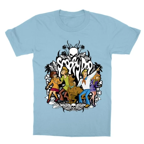 Világoskék Scooby-Doo gyerek rövid ujjú póló - Forest