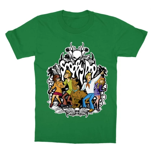 Zöld Scooby-Doo gyerek rövid ujjú póló - Forest