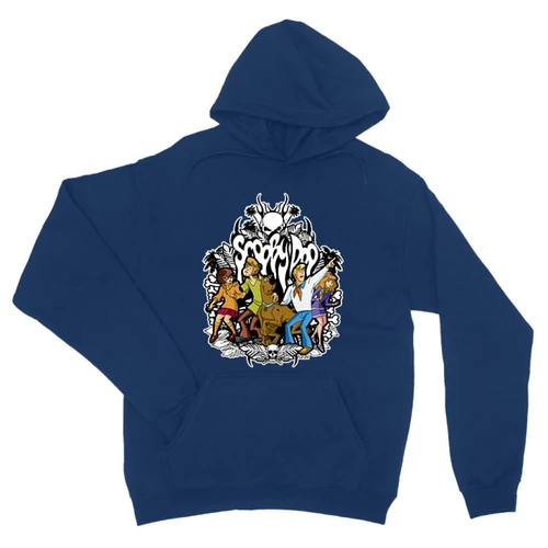 Királykék Scooby-Doo unisex kapucnis pulóver - Forest 