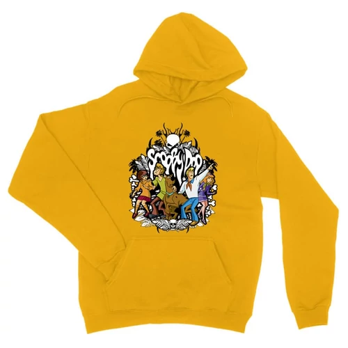Sárga Scooby-Doo unisex kapucnis pulóver - Forest 