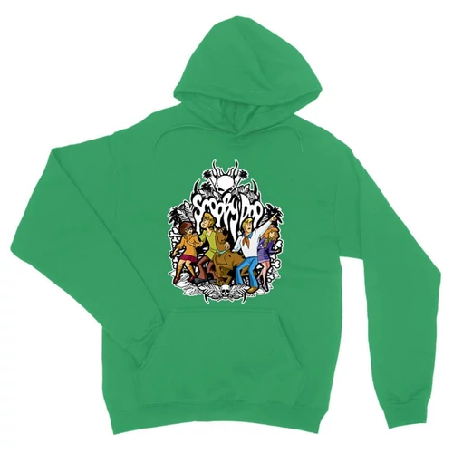 Zöld Scooby-Doo unisex kapucnis pulóver - Forest 