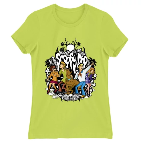 Almazöld Scooby-Doo női rövid ujjú póló - Forest