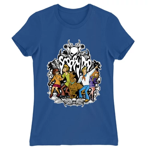 Királykék Scooby-Doo női rövid ujjú póló - Forest