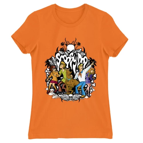 Narancs Scooby-Doo női rövid ujjú póló - Forest