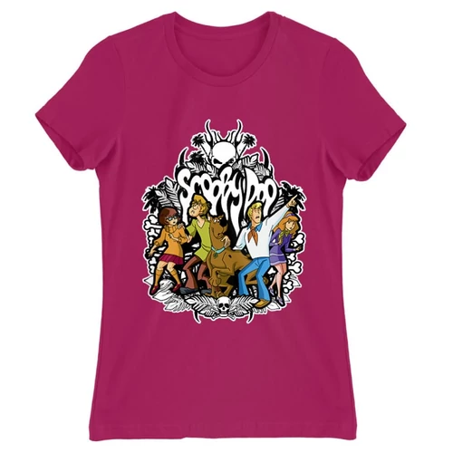 Pink Scooby-Doo női rövid ujjú póló - Forest