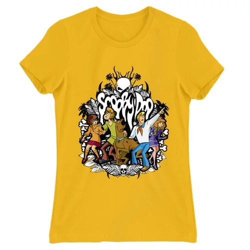 Sárga Scooby-Doo női rövid ujjú póló - Forest