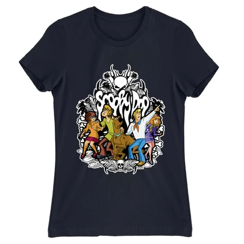 Sötétkék Scooby-Doo női rövid ujjú póló - Forest