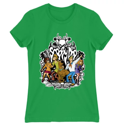 Zöld Scooby-Doo női rövid ujjú póló - Forest