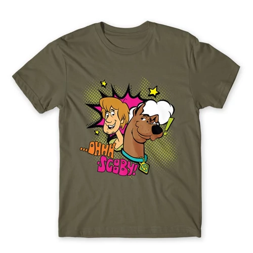 Cink Scooby-Doo férfi rövid ujjú póló - Ohhh Scooby!