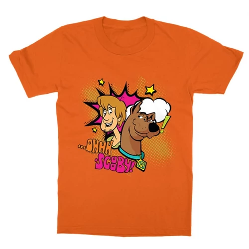 Narancs Scooby-Doo gyerek rövid ujjú póló - Ohhh Scooby!