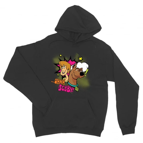 Sötétszükre Scooby-Doo unisex kapucnis pulóver - Ohhh Scooby!