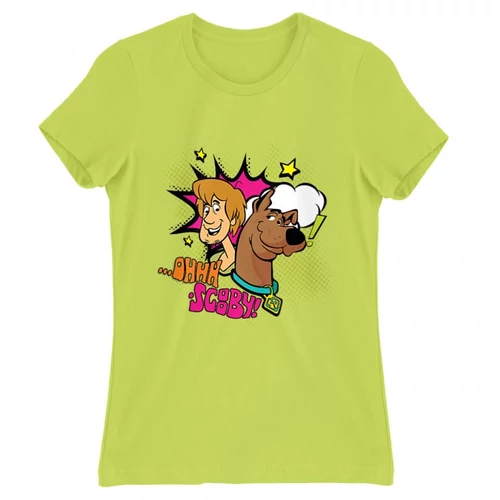 Almazöld Scooby-Doo női rövid ujjú póló - Ohhh Scooby!