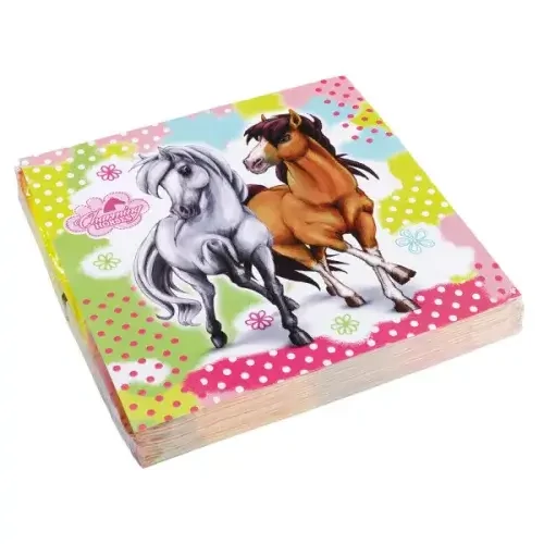 Lovas szalvéta 20 db-os 33x33 cm - Charming