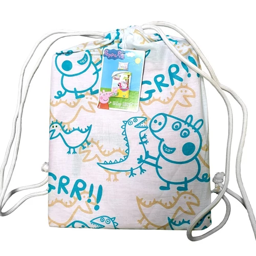 Peppa malac ágyneműhuzat garnitúra ajándék tornazsákkal - Ready for the Beach