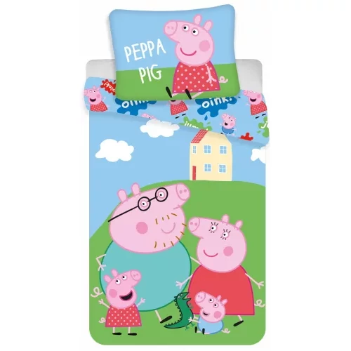 Peppa malac gyerek ágyneműhuzat garnitúra - House