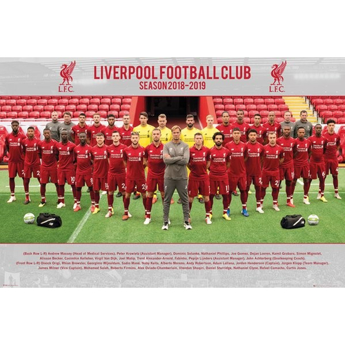 Liverpool FC plakát - A csapat  2018/2019