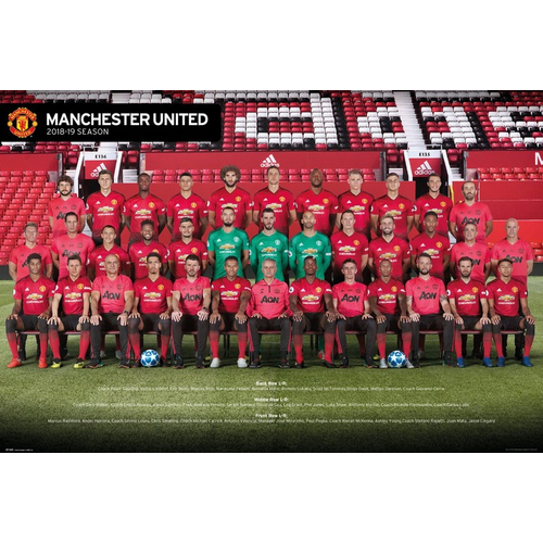 Manchester United plakát - A csapat 2018/2019