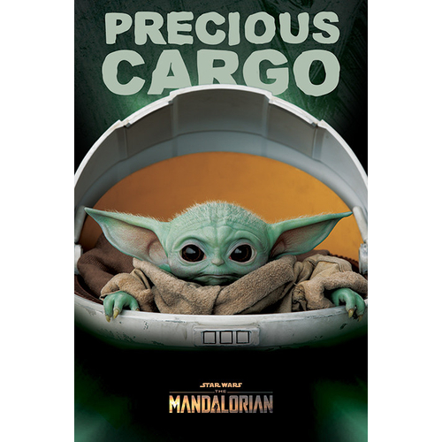 Star Wars: The Mandalorian Baby Yoda plakát - Precious Cargo