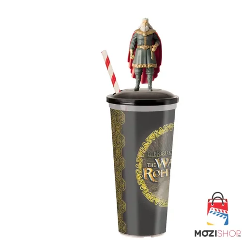A Gyűrűk Ura - A rohírok háborúja pohár és Helm topper, figura