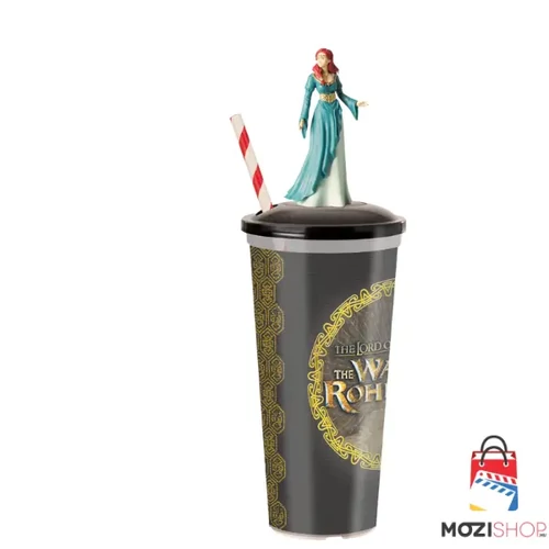 A Gyűrűk Ura - A rohírok háborúja pohár és Hera topper, figura