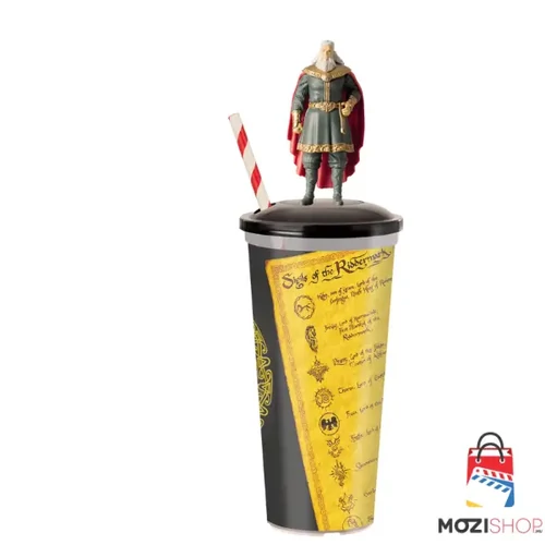 A Gyűrűk Ura - A rohírok háborúja pohár és Helm topper, figura
