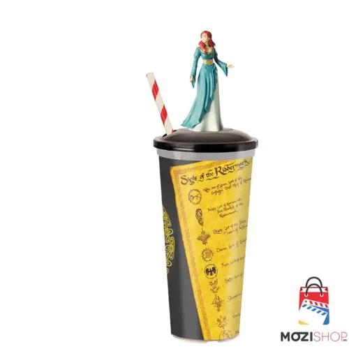 A Gyűrűk Ura - A rohírok háborúja pohár és Hera topper, figura