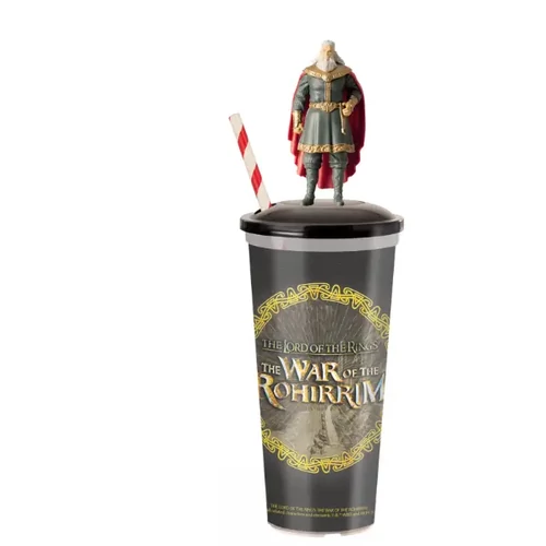 A Gyűrűk Ura - A rohírok háborúja pohár és Helm topper, figura