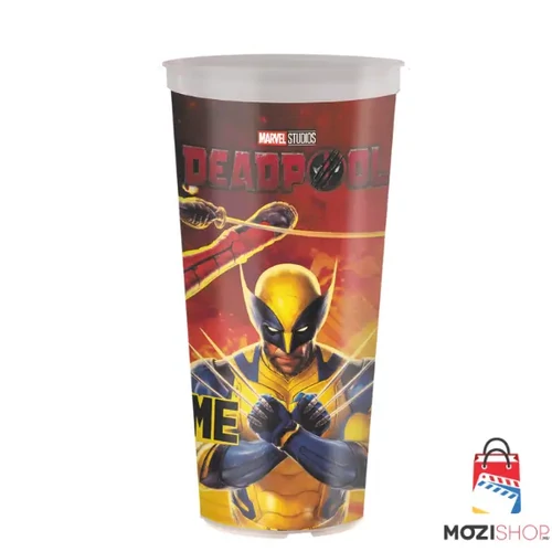 Deadpool & Rozsomák pohár és kicsi Deadpool figura, topper